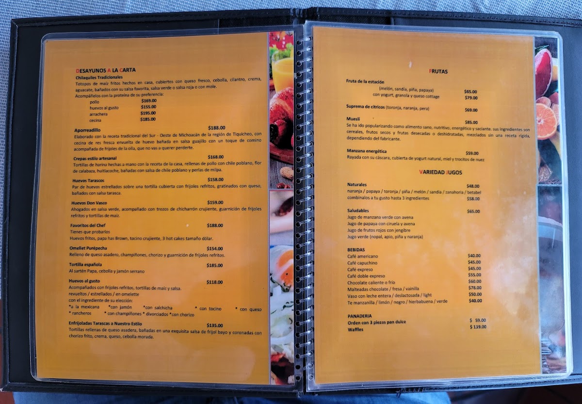 Restaurante Tarasco Menu - Image 1