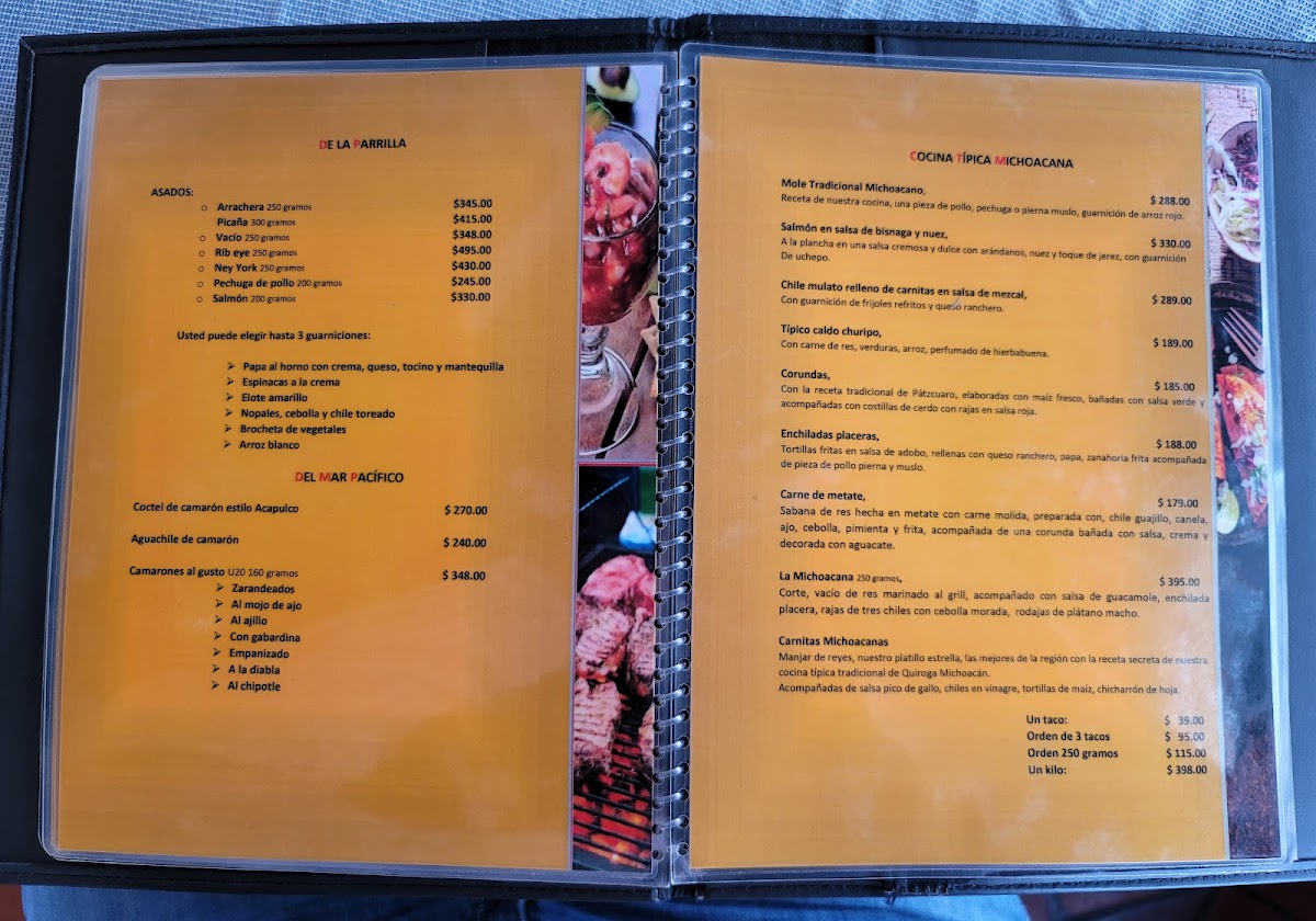 Restaurante Tarasco Menu - Image 2